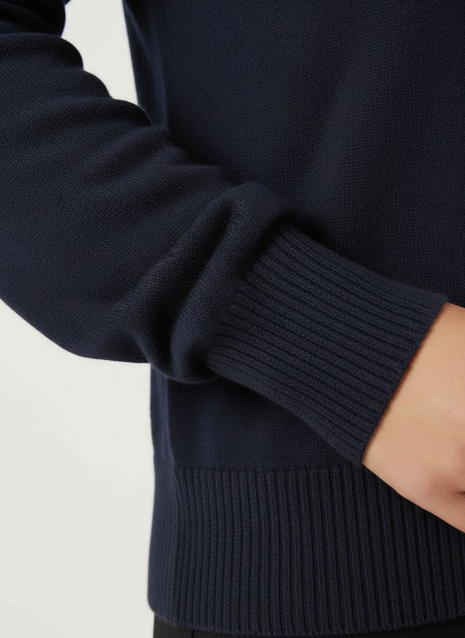 Strickjacke mit V-Ausschnitt - marine