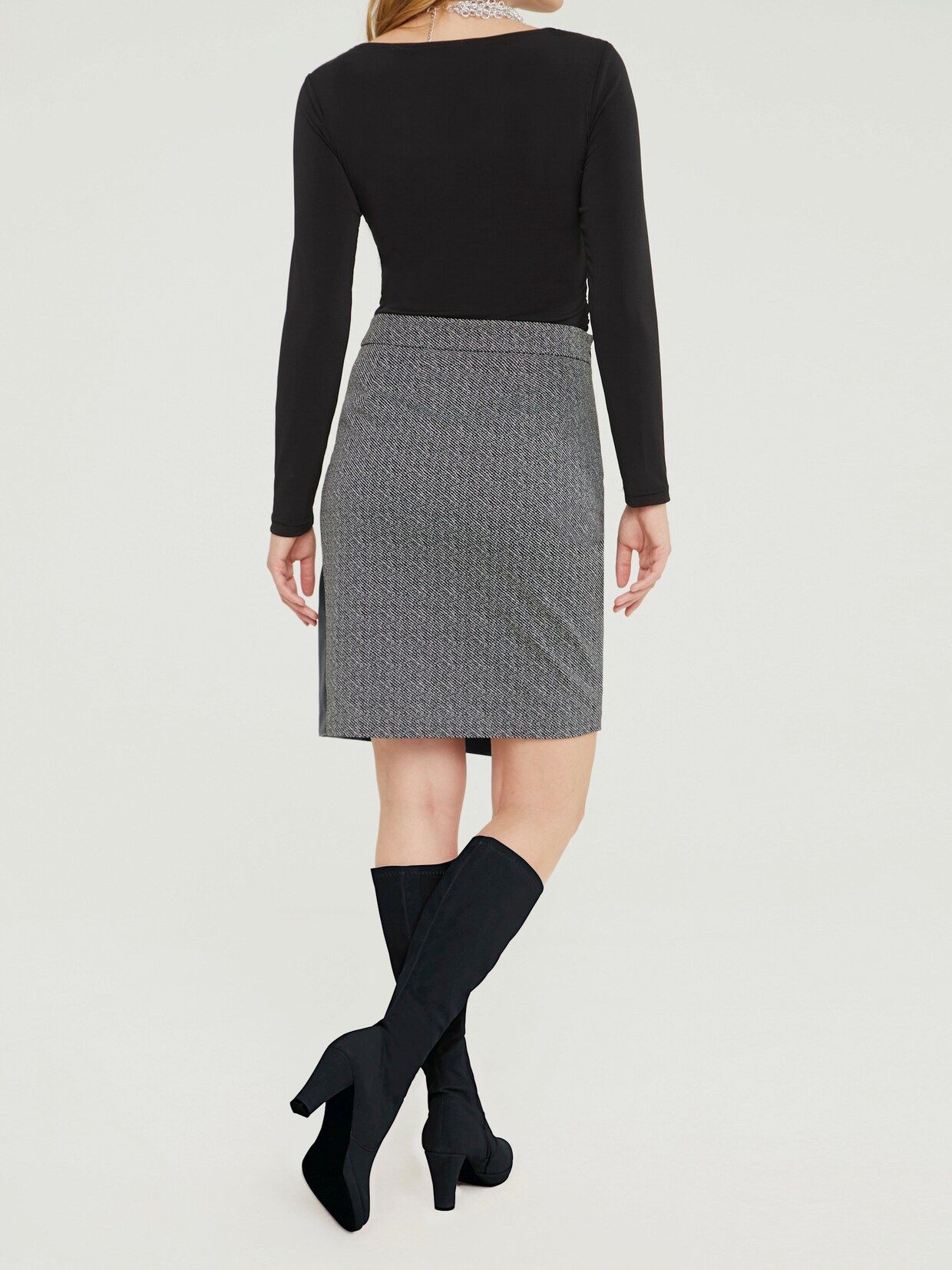 heine Rok - zwart/wit