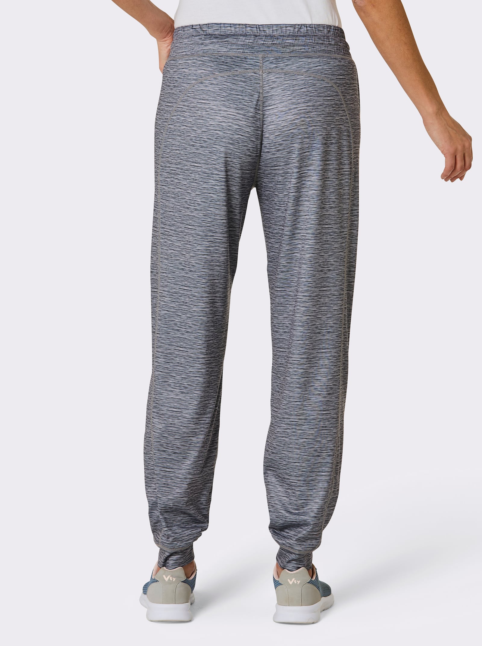 Catamaran Sports Funktionshose mit rückwärtigem Passformsattel - grau-meliert