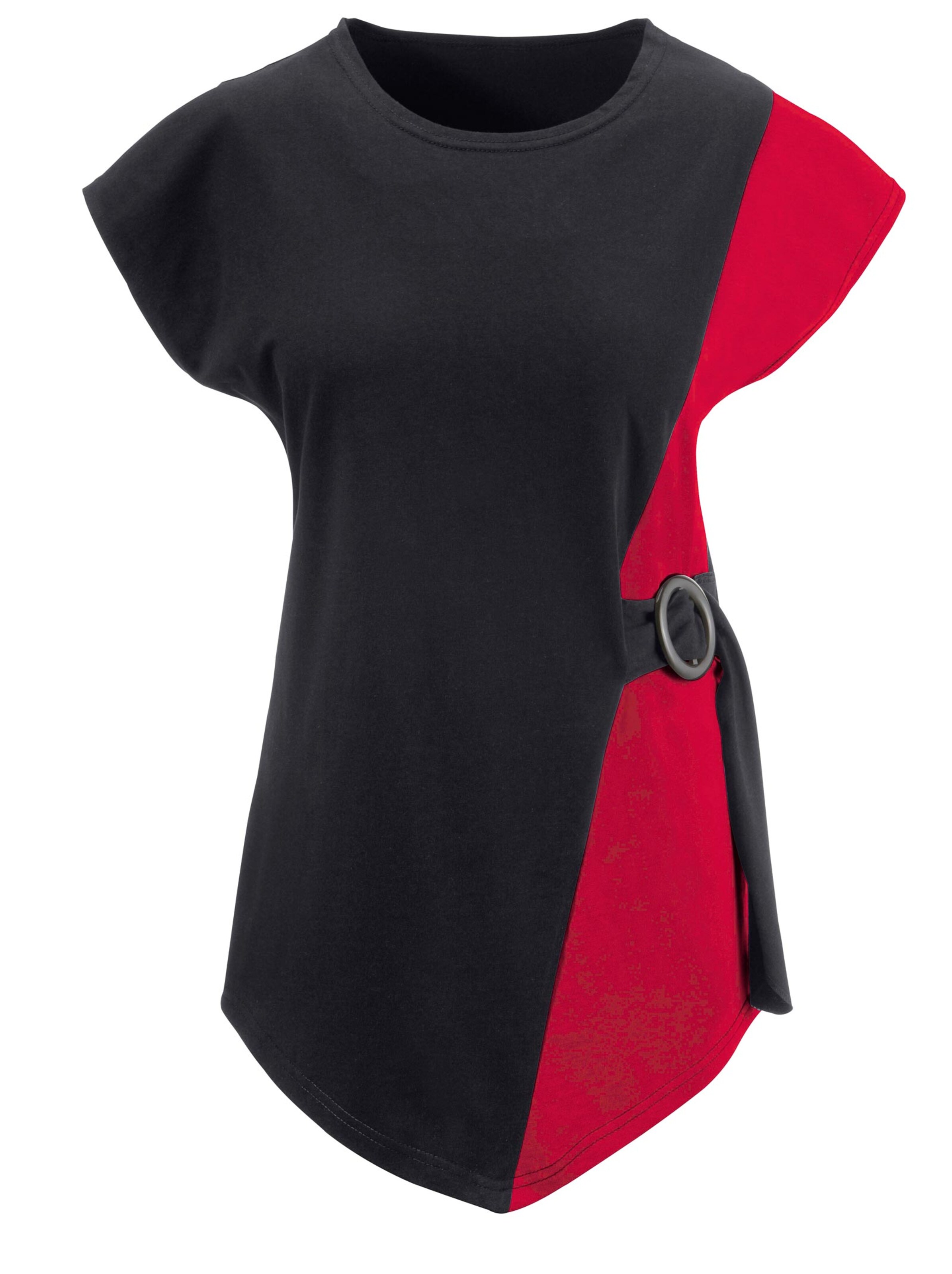 Shirt - schwarz-rot