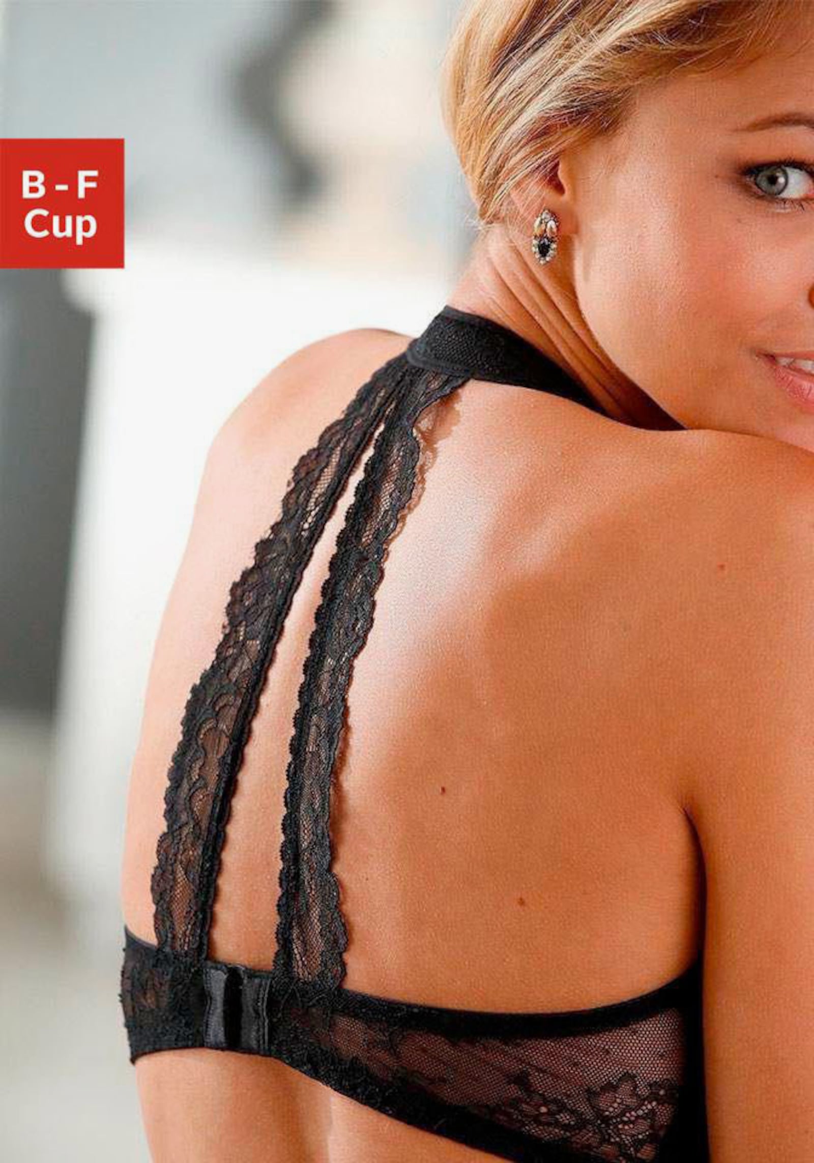 LASCANA Neckholder-BH - schwarz