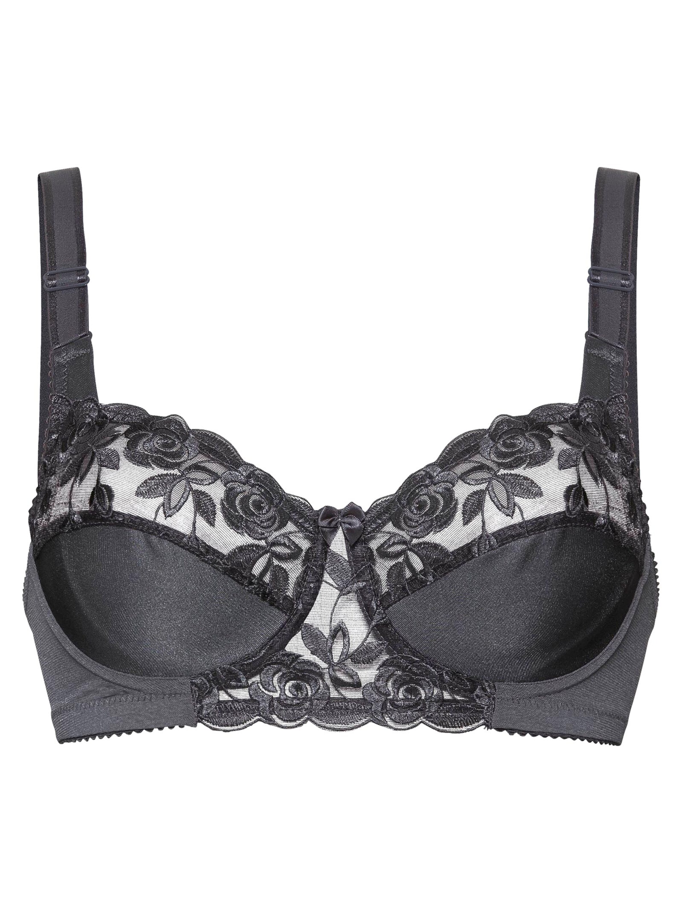 Miss Mary Bügel-BH - anthrazit