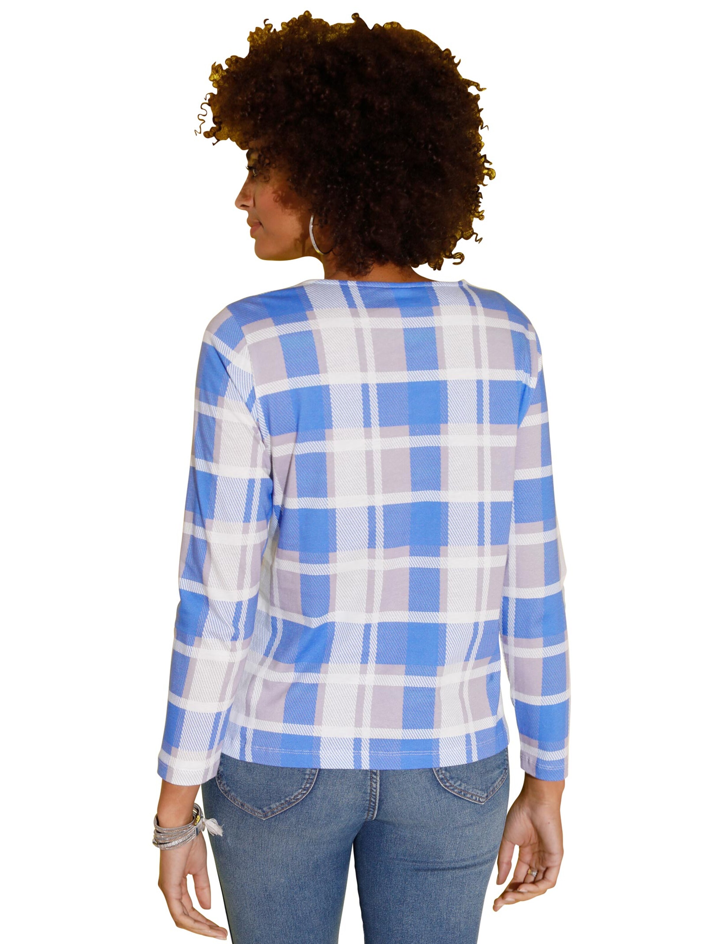 Shirt - kornblume-kariert