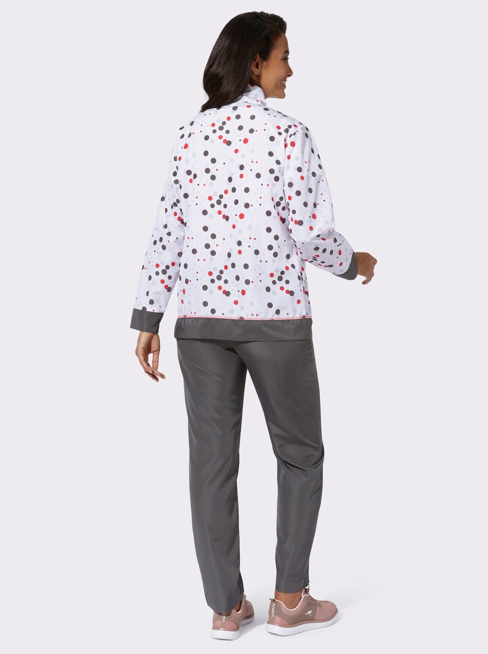 Catamaran Sports Tenue de loisirs avec motif à pois - blanc-corail à pois