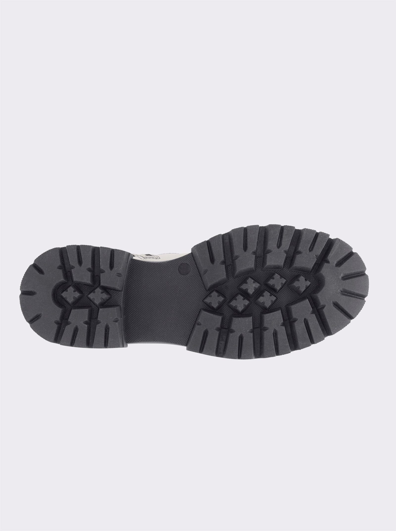 heine Schnürstiefelette - weiß-schwarz