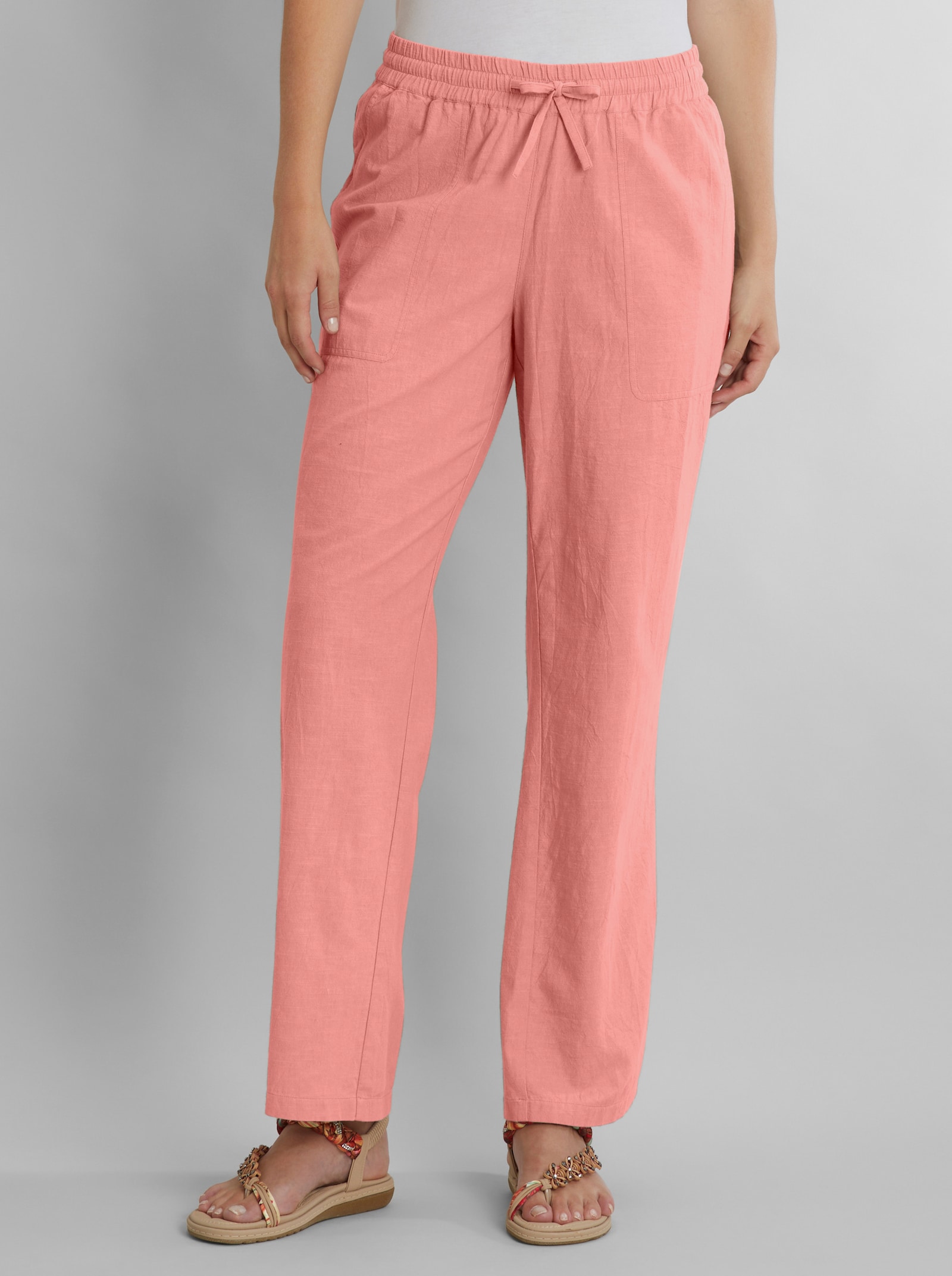 heine Schlupfhose aus Baumwolle - flamingo