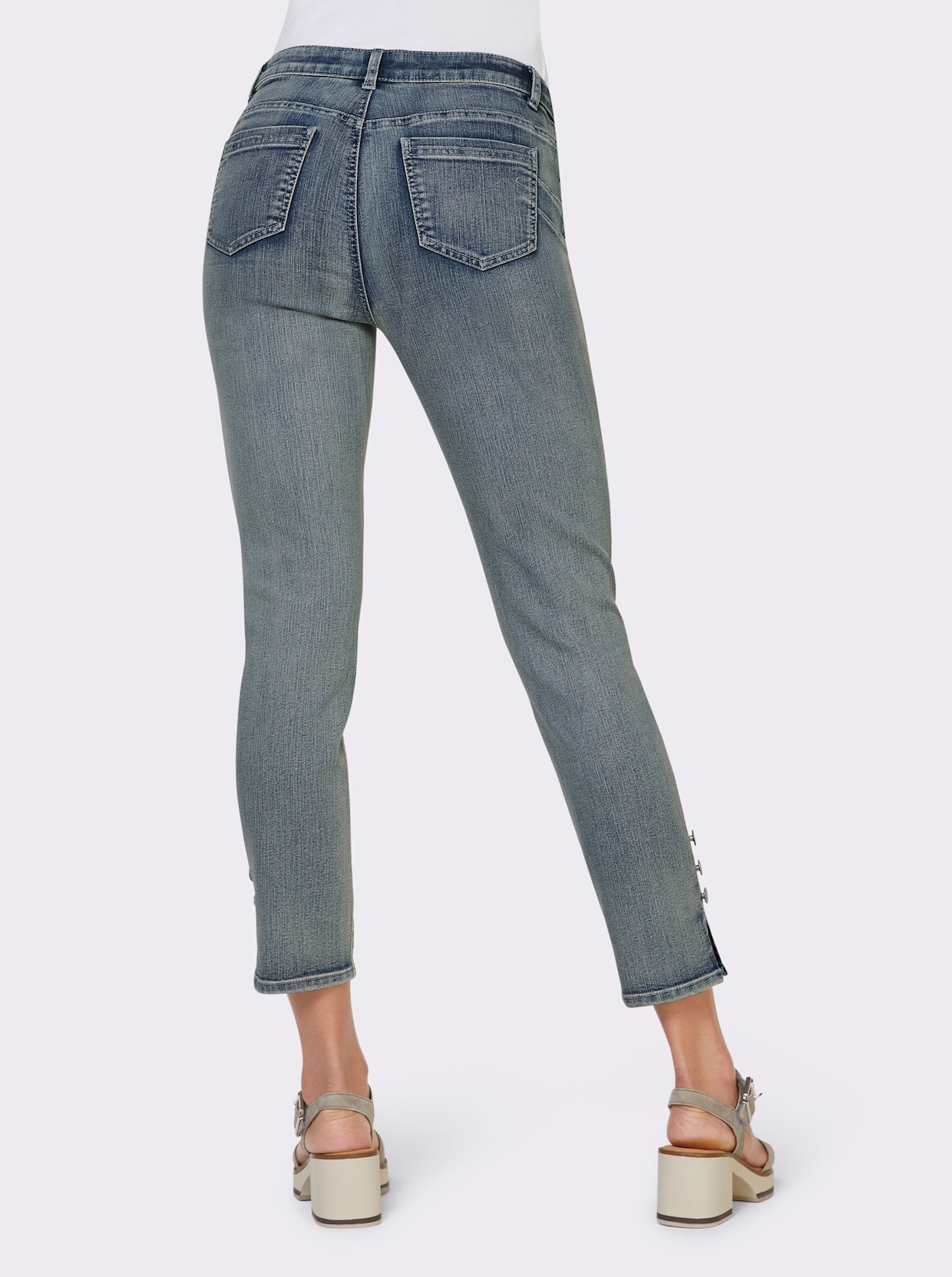 heine 7/8-jeans - blue-stonewashed