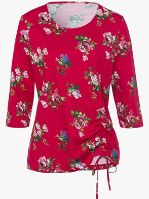 Shirt - rot-bedruckt
