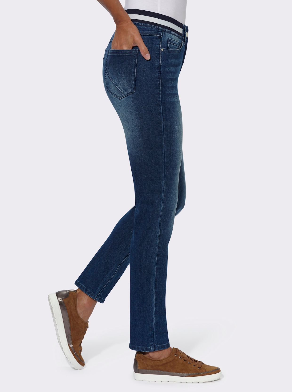 Jeans - blue-stone-washed