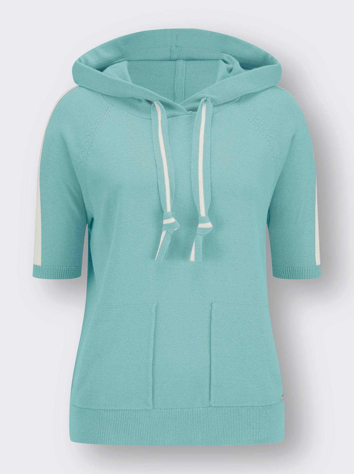 Pullover - mint-ecru