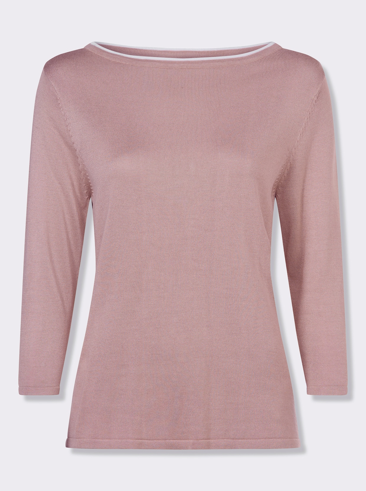 3/4 Arm-Pullover - hortensie-weiß