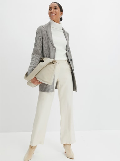 Hose mit seitlichem Dehnbund - champagner