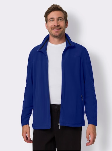 Fleece-Jacke - royalblau