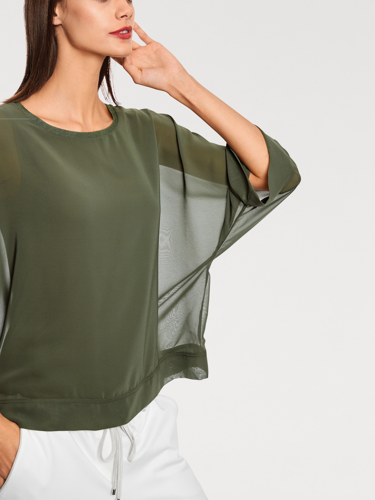 heine T-shirt - vert olive