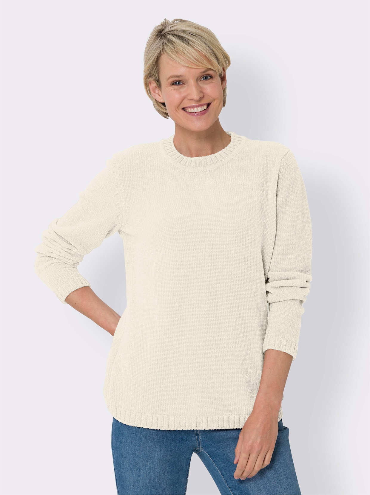 Pullover met lange mouwen - ecru