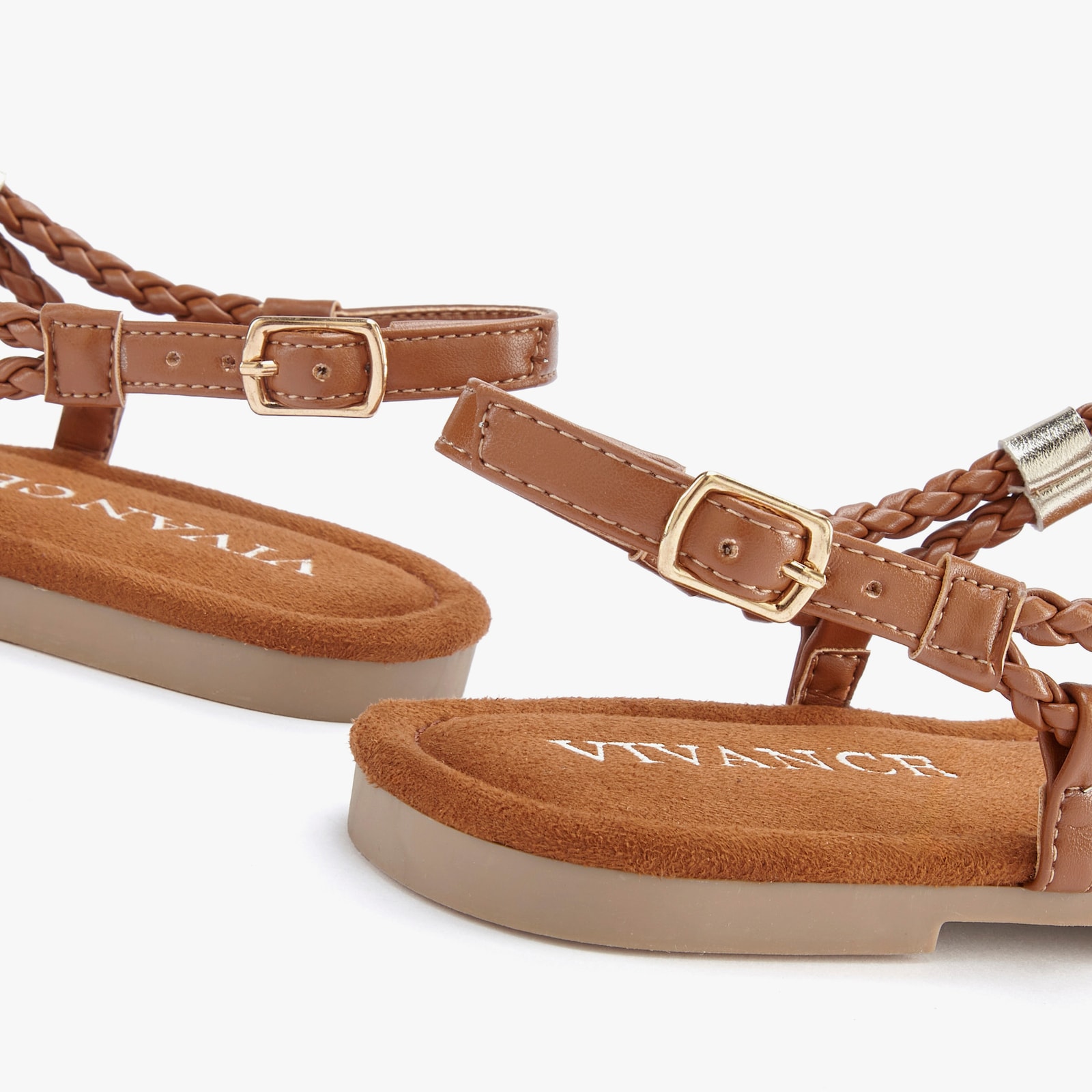 Vivance Sandalen - camelkleuren