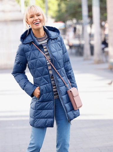 Green Goose Steppjacke - jeansblau