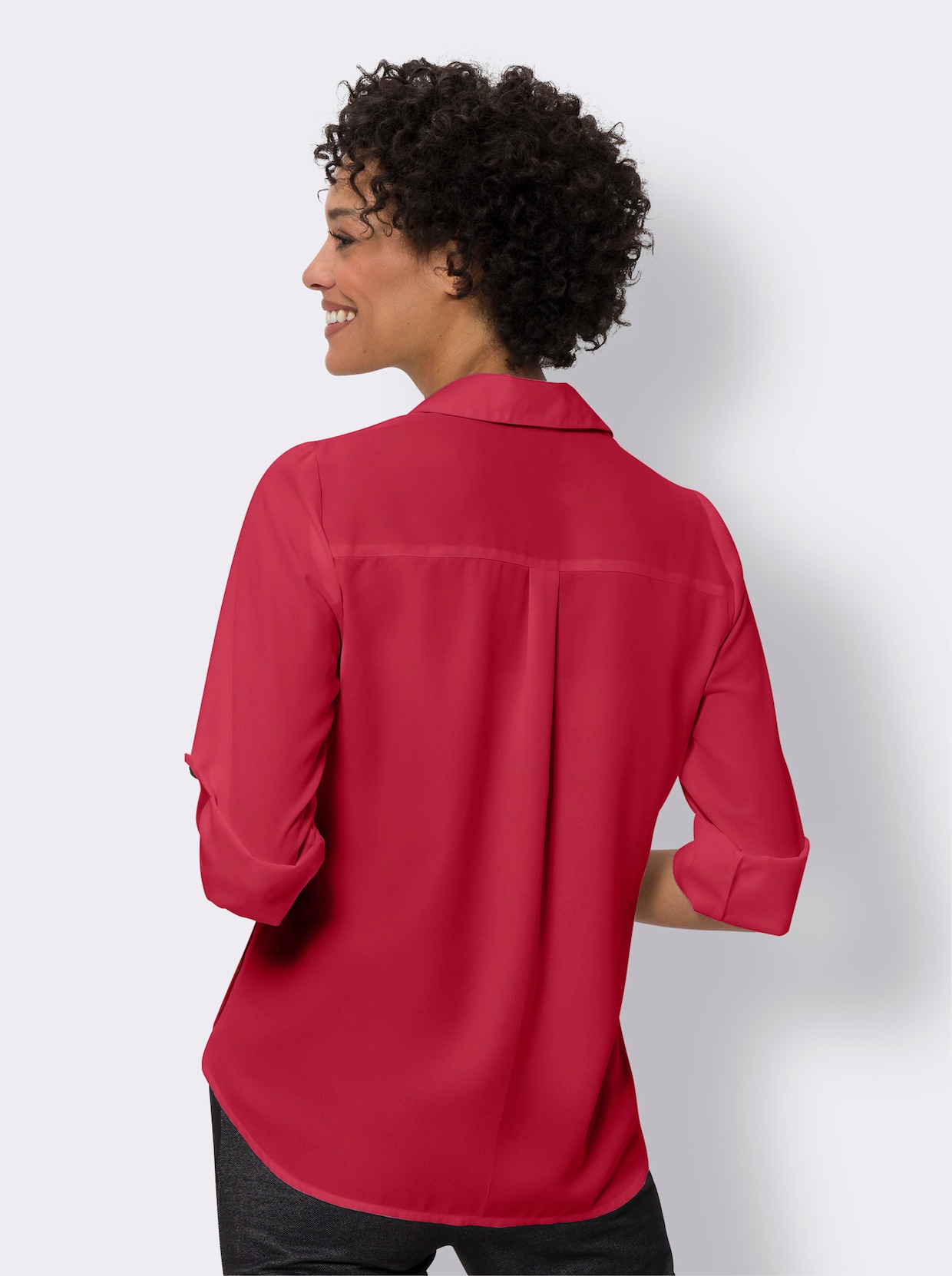 Comfortabele blouse - rood