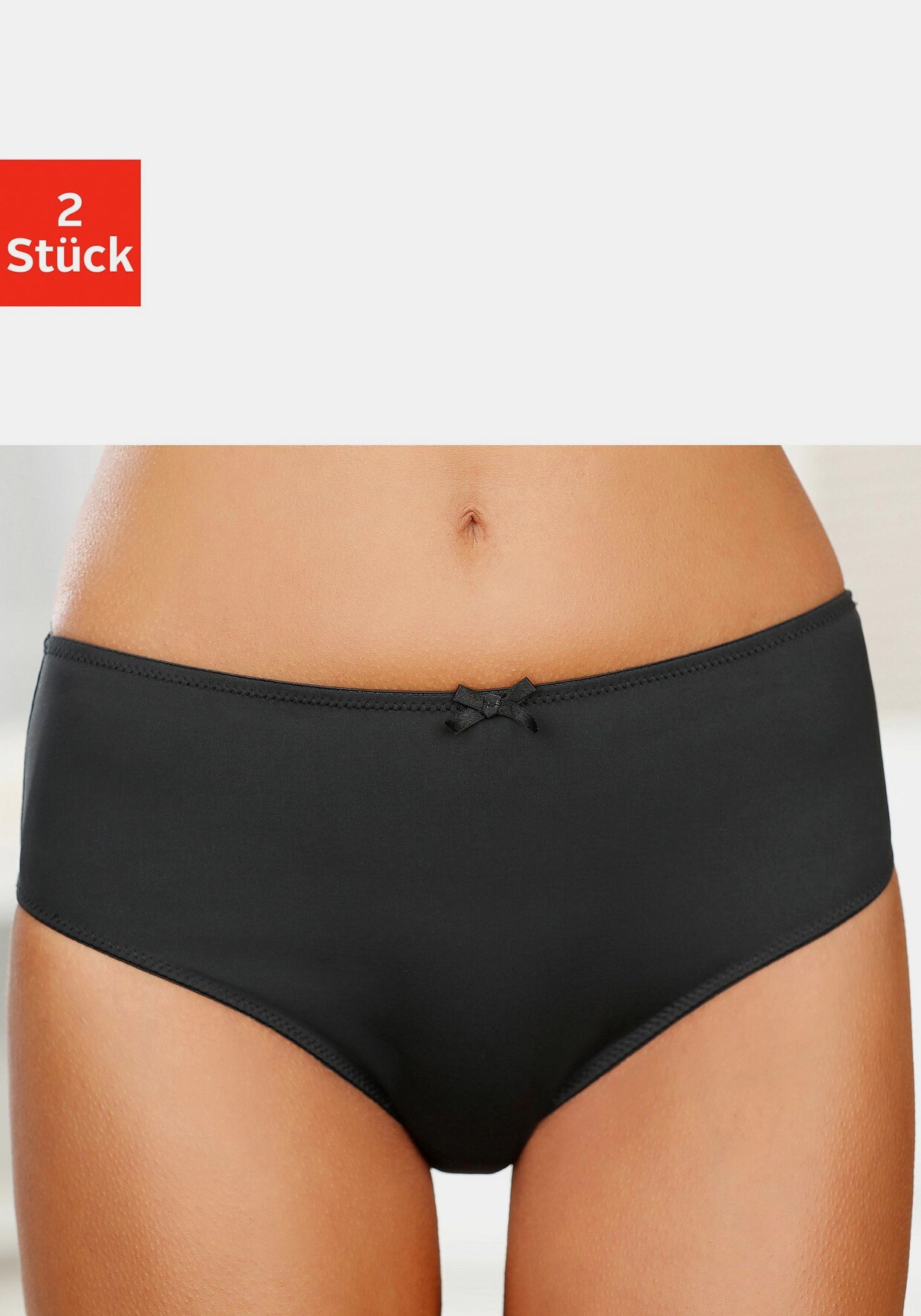 petite fleur Slip - weiß, schwarz