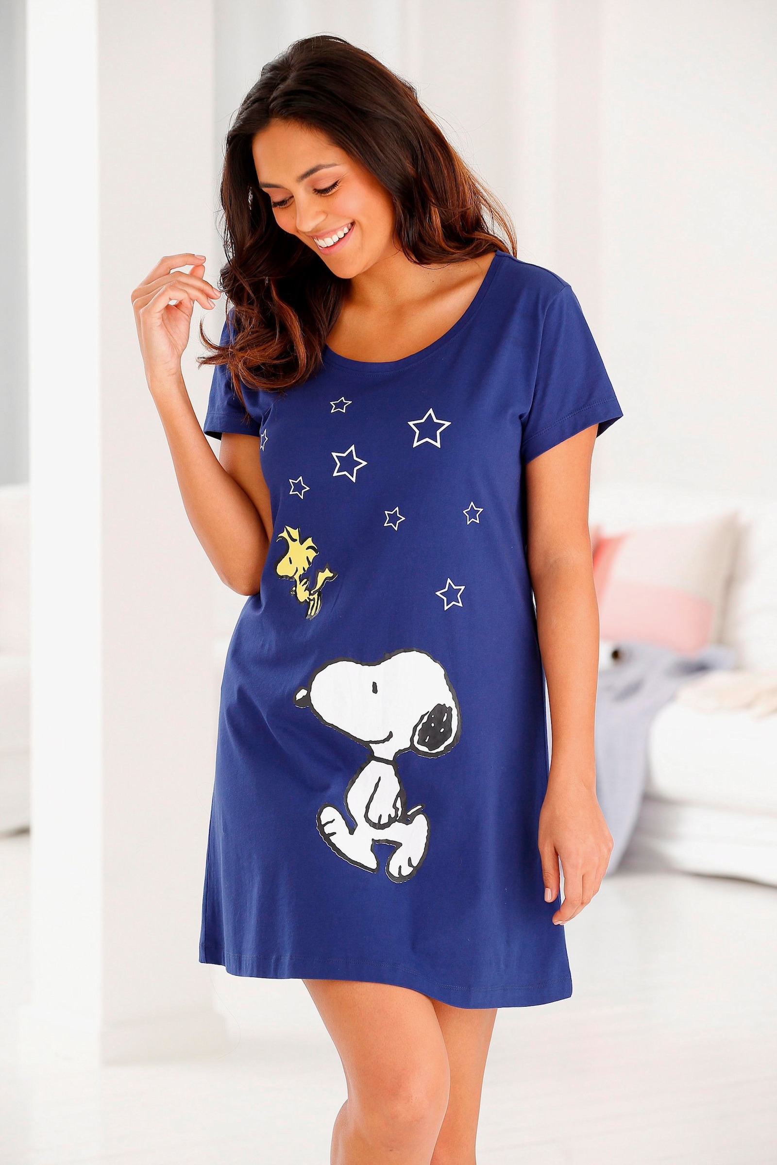 Peanuts Chemise de nuit - marine