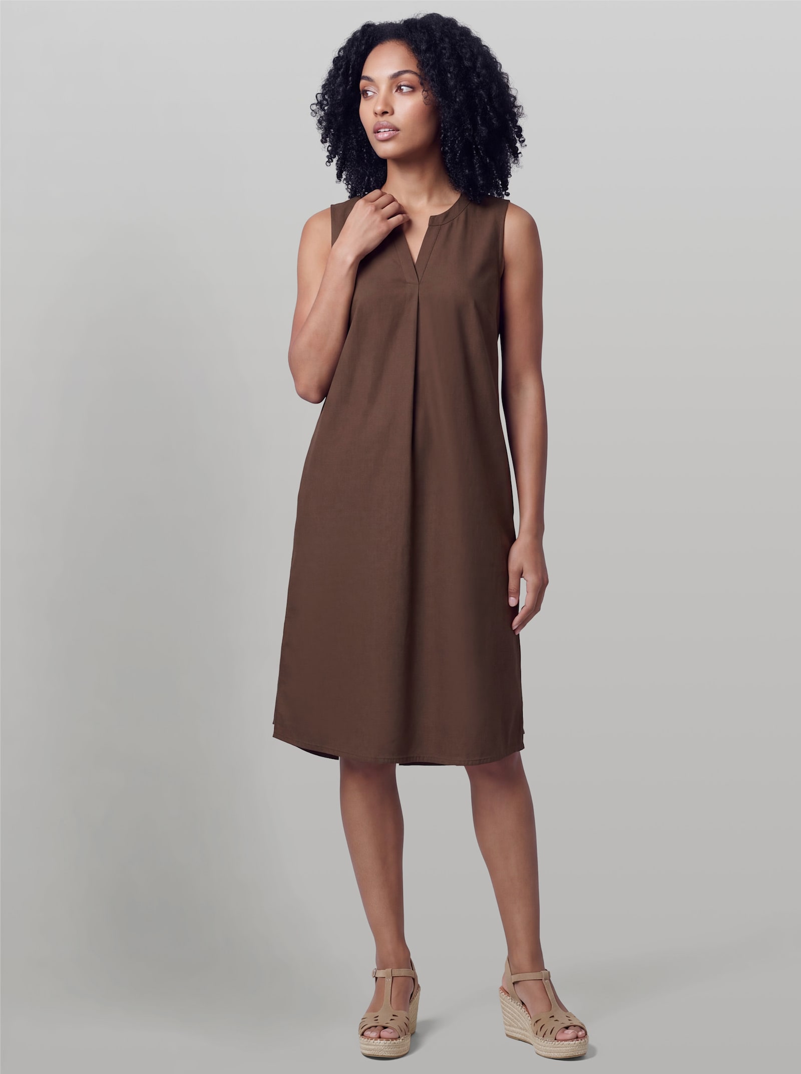 heine Sommerkleid zum Schlupfen - schoko