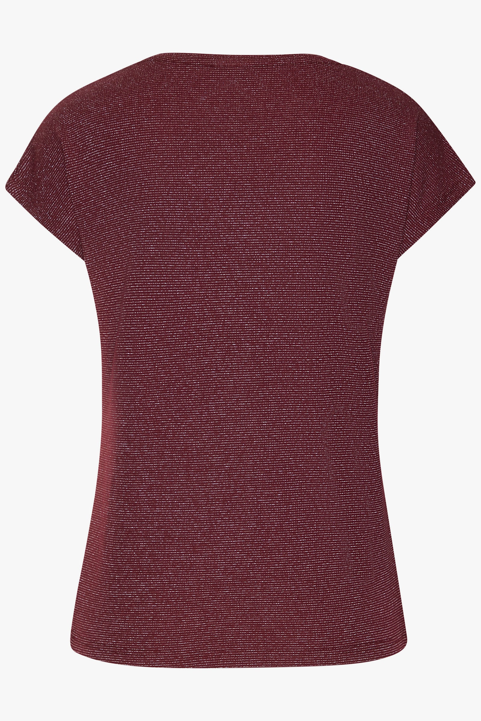 LASCANA Kurzarmshirt - bordeaux