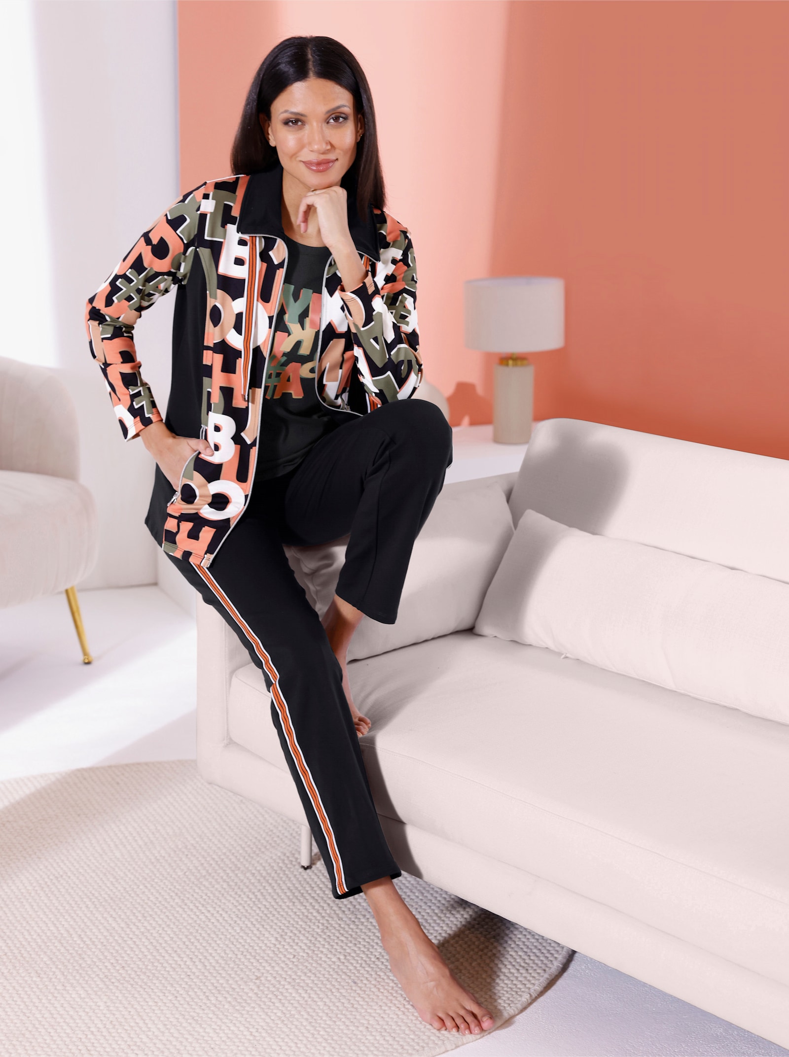 feel good Shirt - zwart