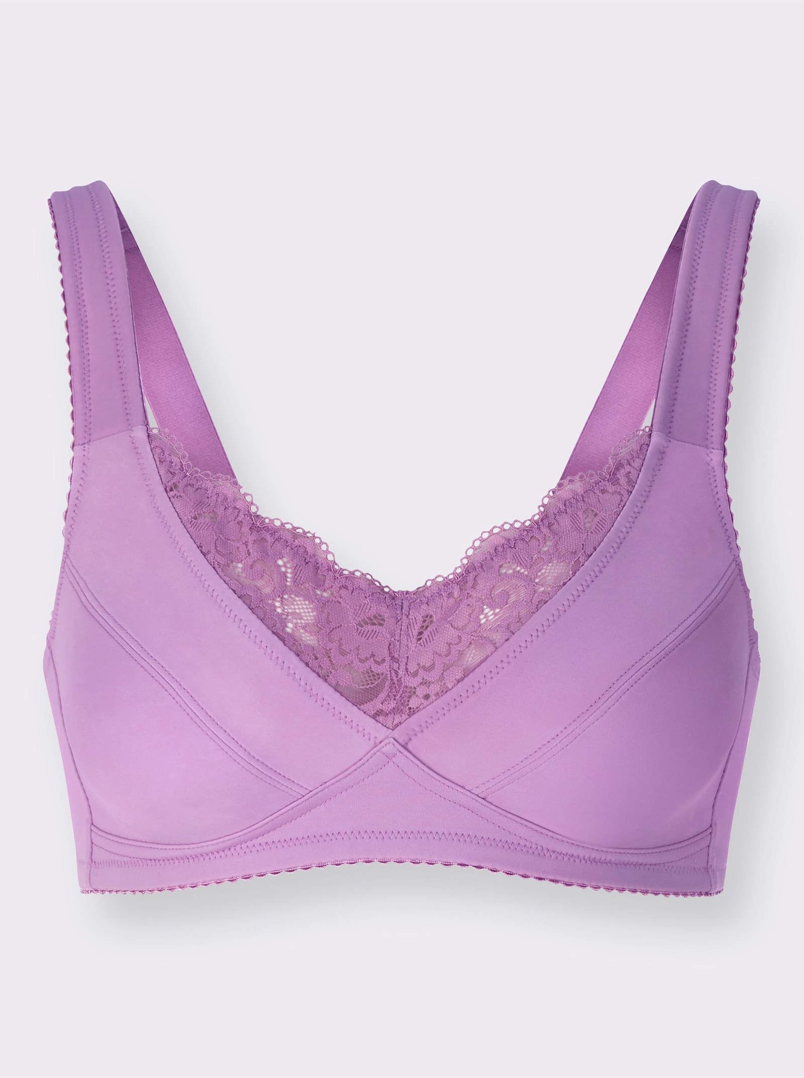 Steunbeha zonder beugel met gebloemd kant - orchidee