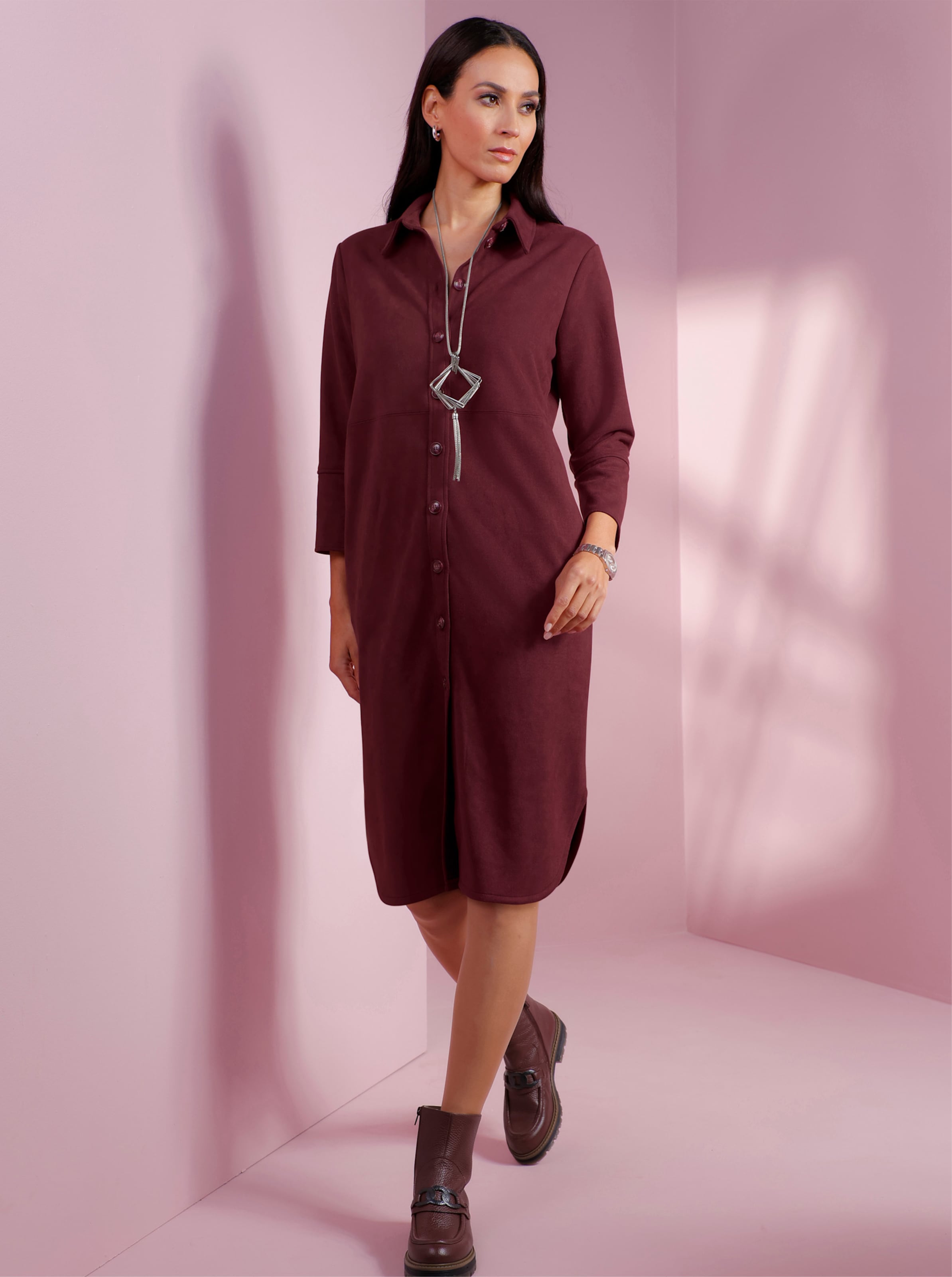 Lederimitatkleid