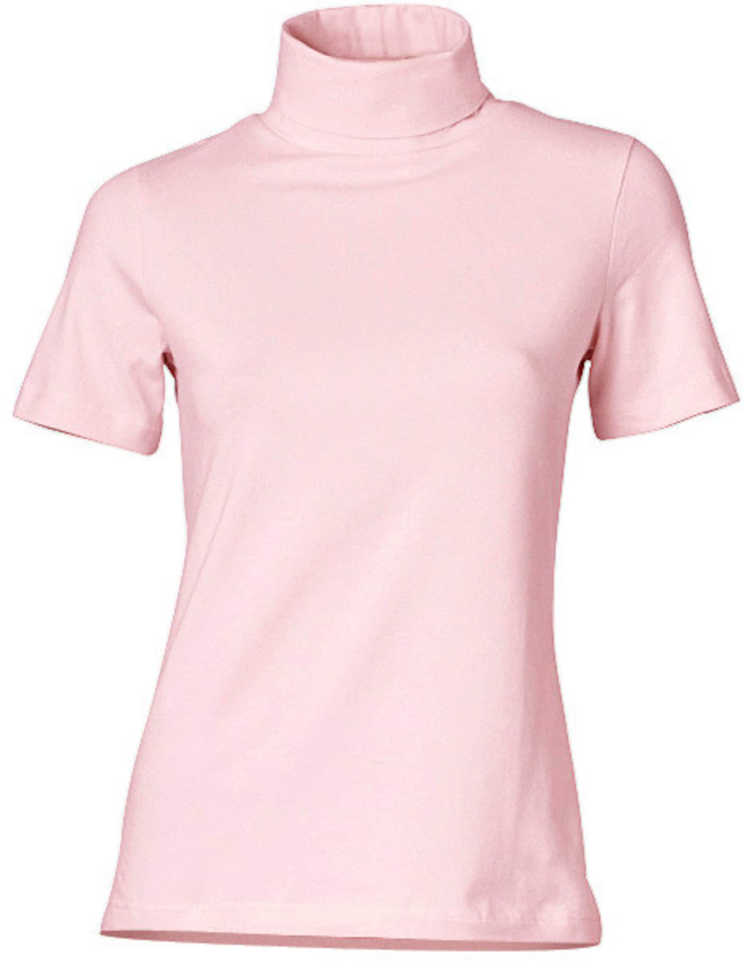 CD BIG  günstig Kaufen-Rollkragen-Shirt in rosé von heine. Rollkragen-Shirt in rosé von heine <![CDATA[Rollkragen-Shirt Kombigeniales Basic mit schönem Rollkragen. Trageangenehme Shirtware mit Stretch-Anteil. Taillierte Form.]]>. 