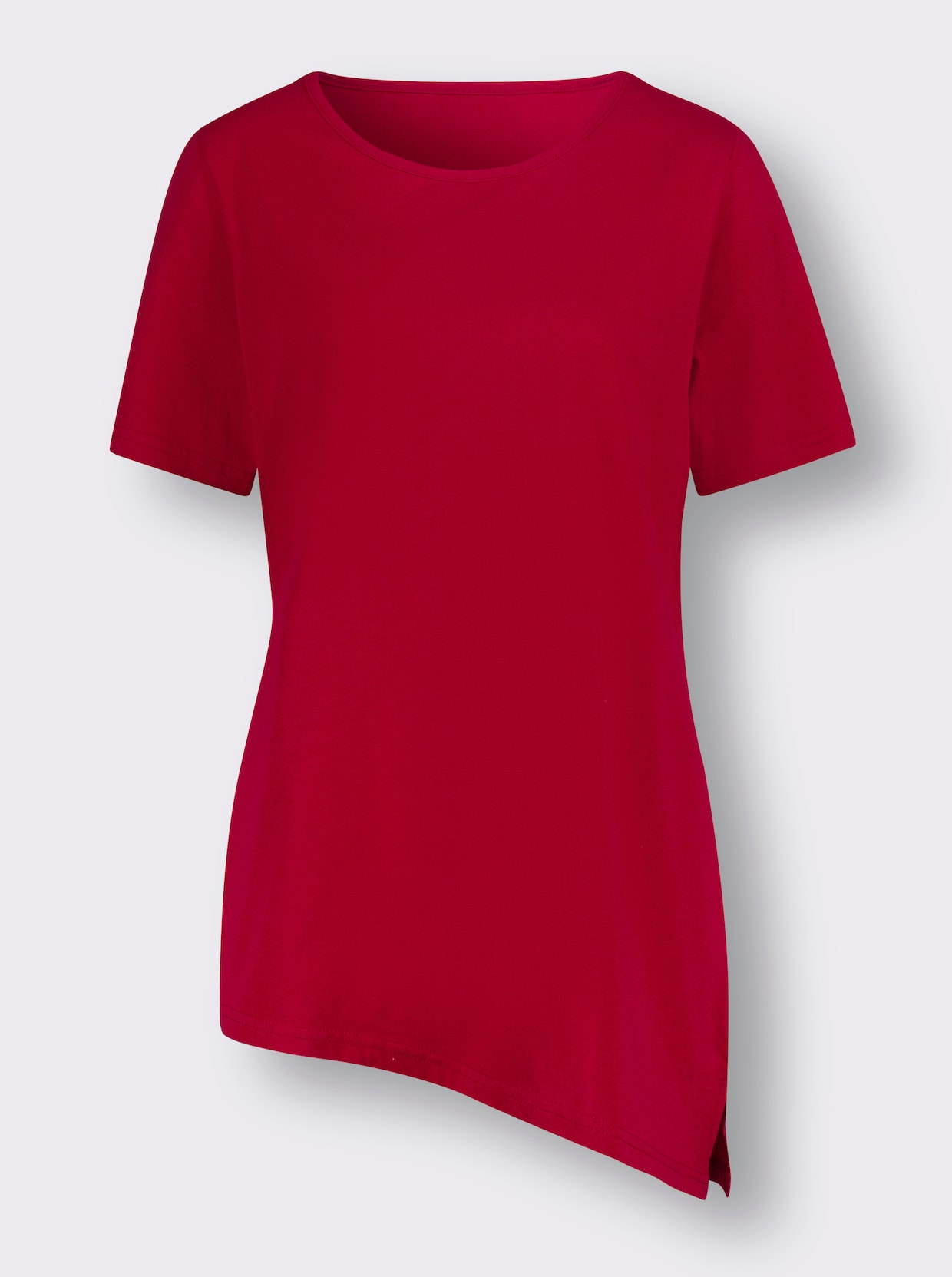 Dlouhé tričko - červená