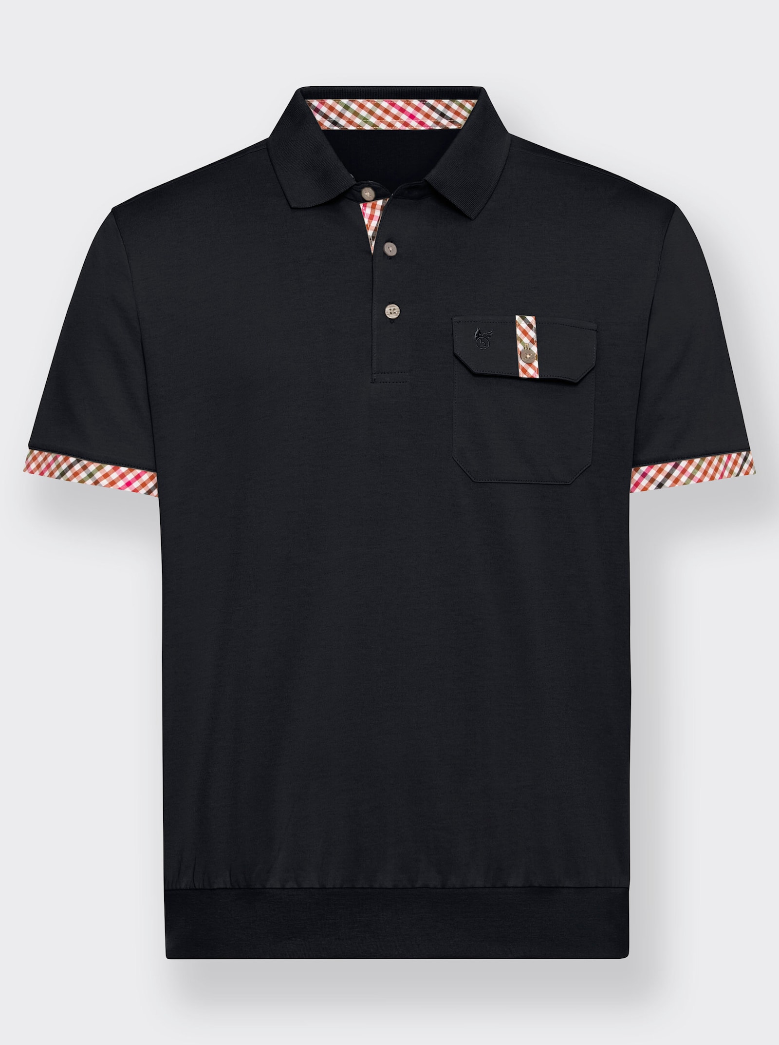 Hajo Kurzarm-Poloshirt - marine