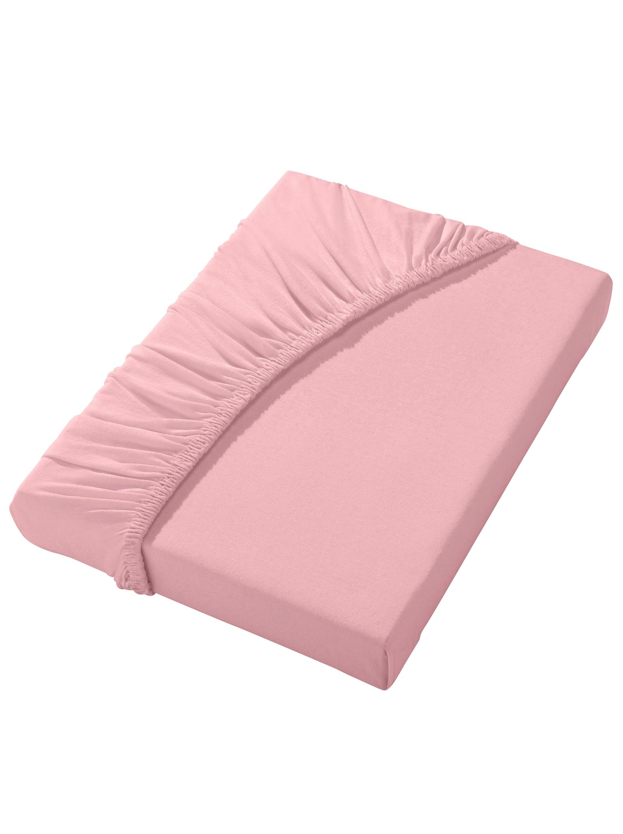 Spannbetttuch - rosenholz