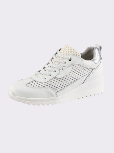 heine Sneaker - weiß-silberfarben
