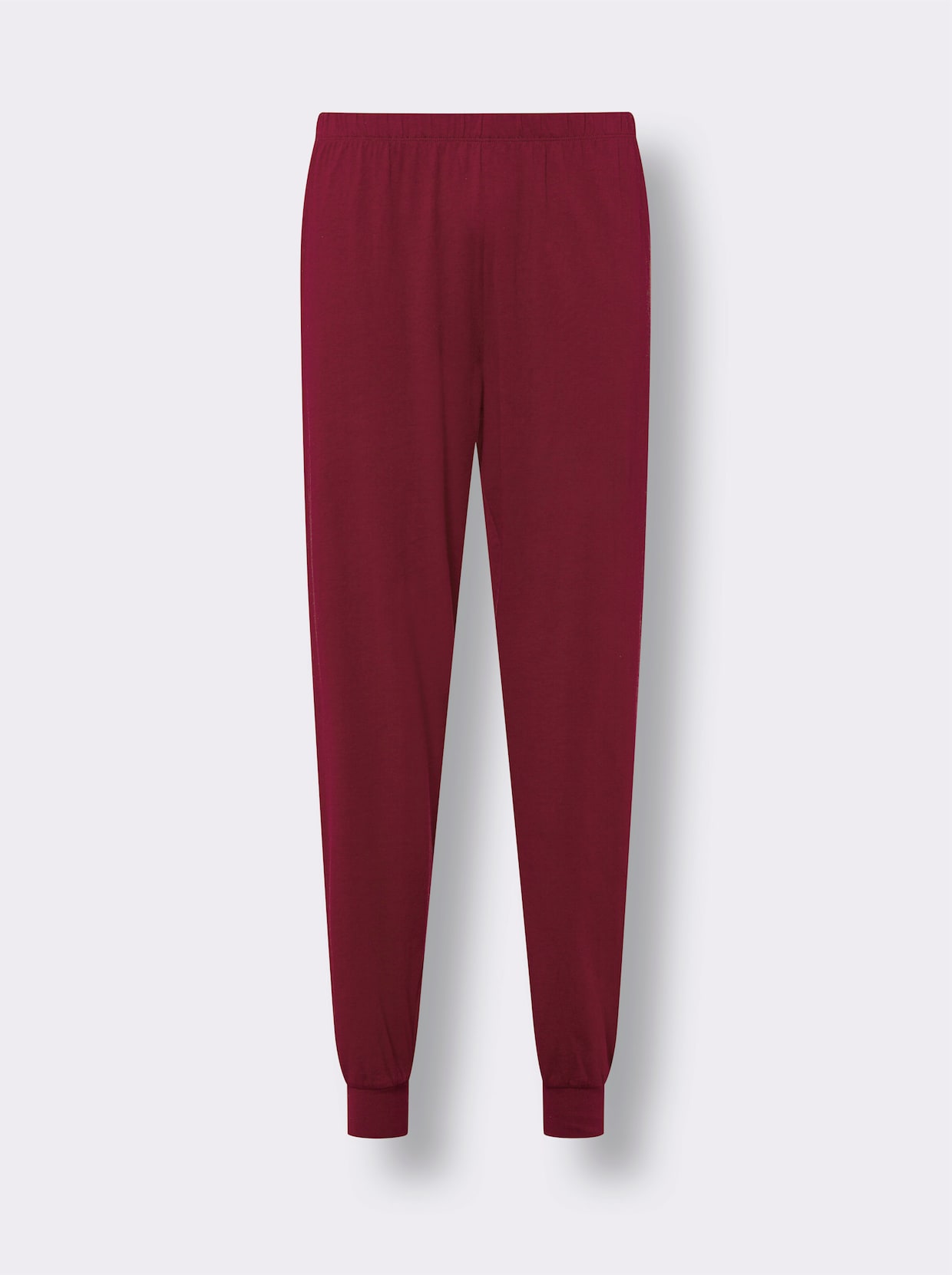 Pyžamo - tmavěčervená-šedá-melír
