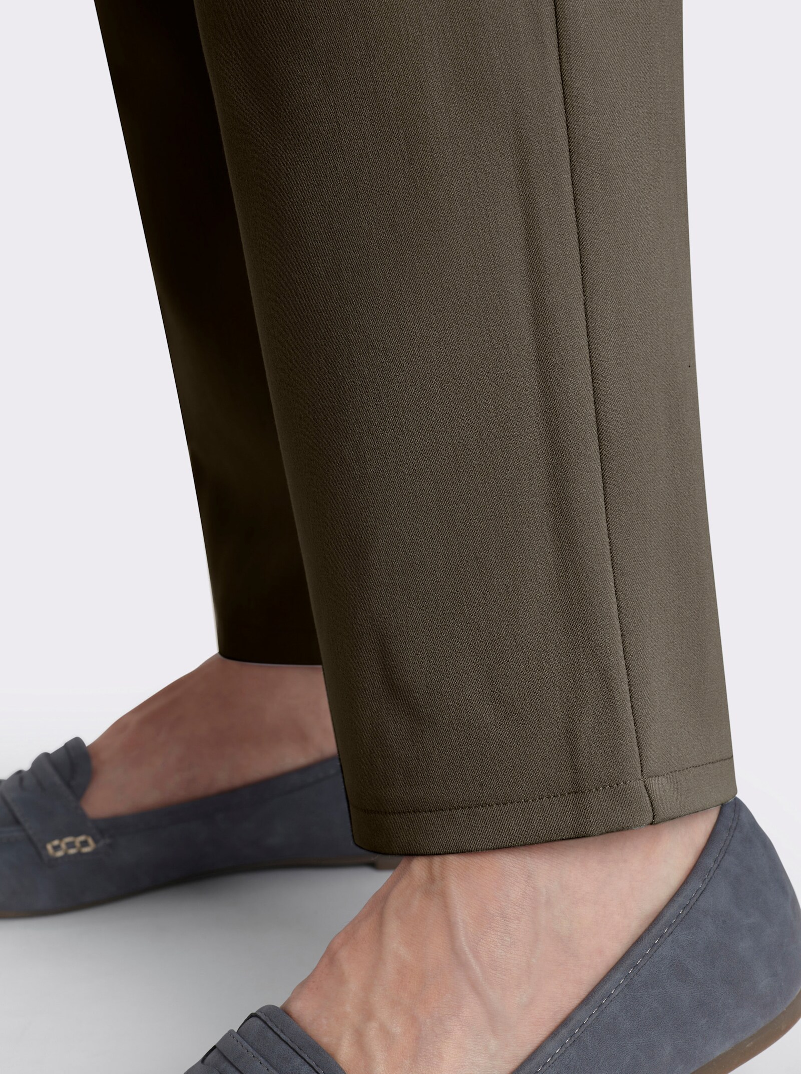 Stretch-Hose mit innenliegendem Dehnbund - khaki