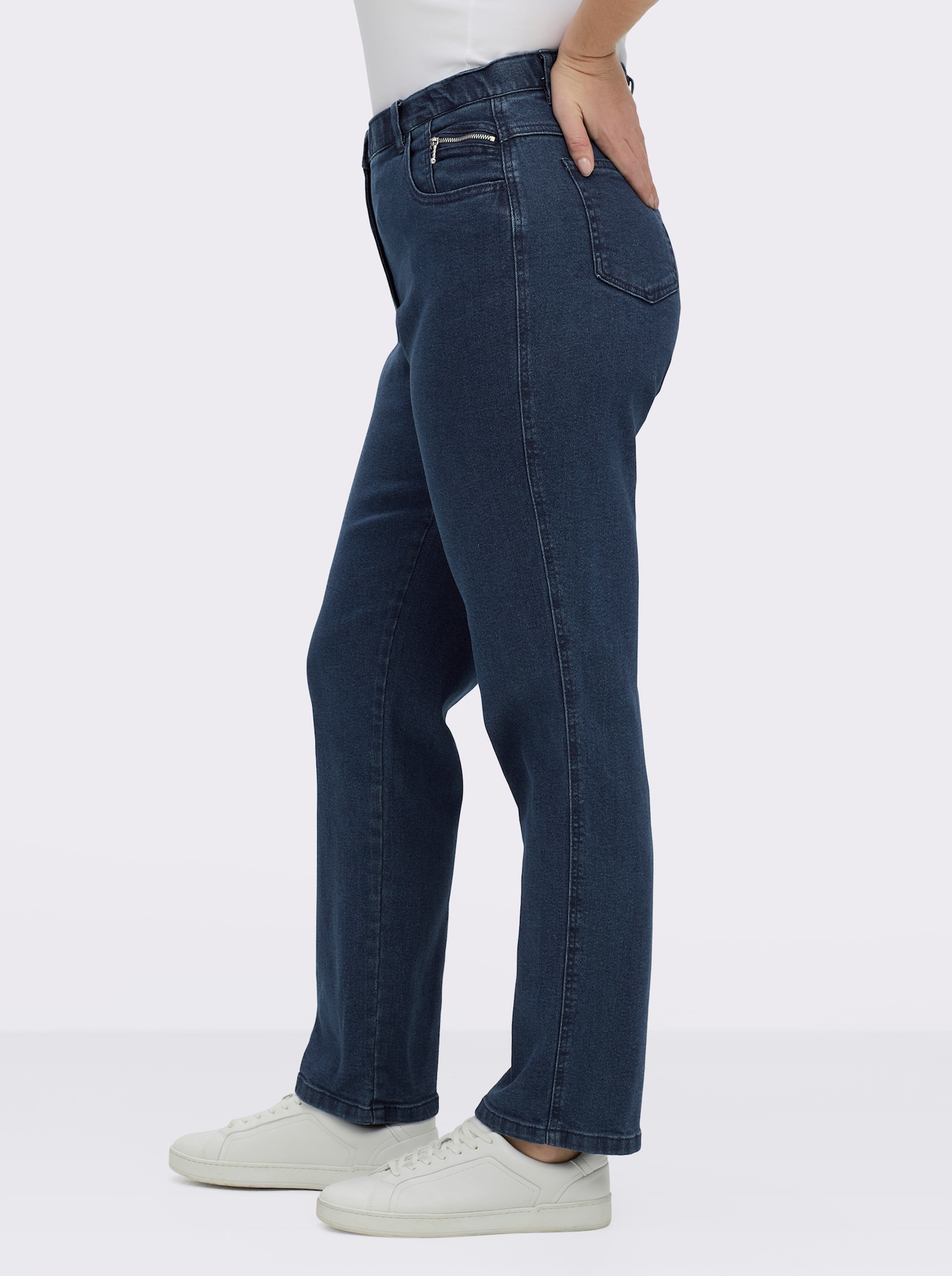 5-Pocket-Jeans gerade geschnitten - dark blue