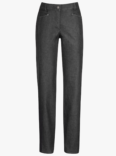 Cosma Gerade Jeans mit Bauch-weg-Effekt - schwarz
