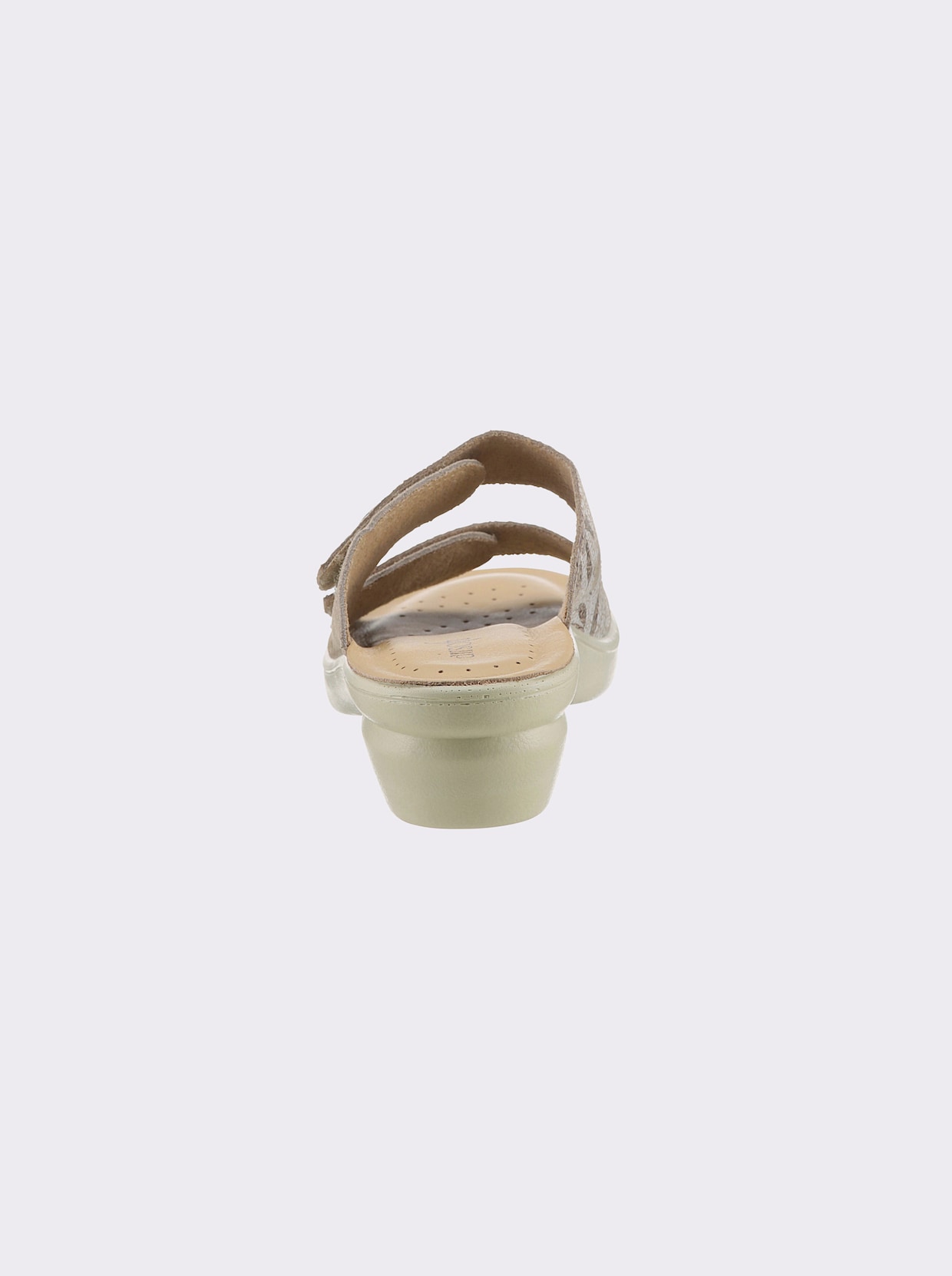 airsoft comfort+ slippers - beige gebloemd