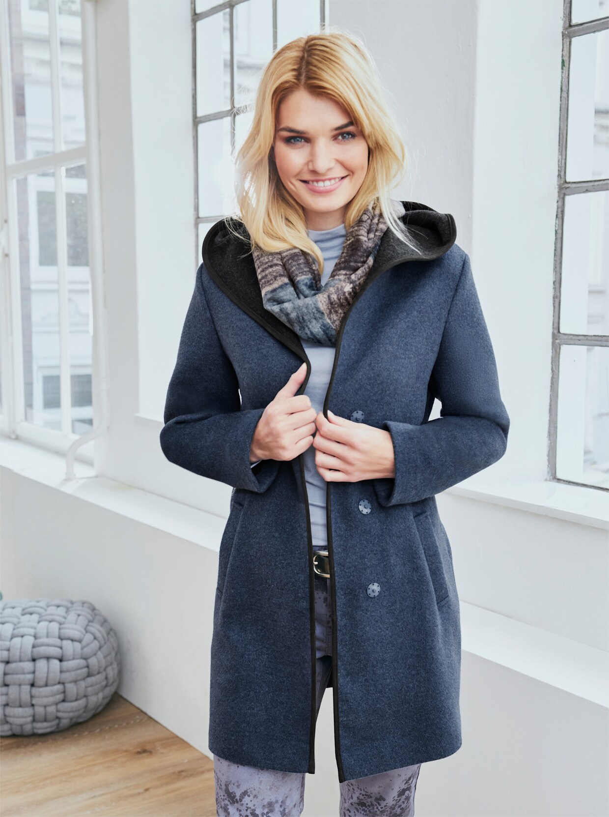heine Jacke - bleu-graphit