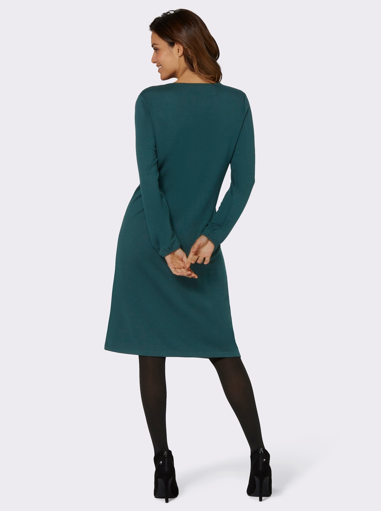 Jerseykleid - petrol