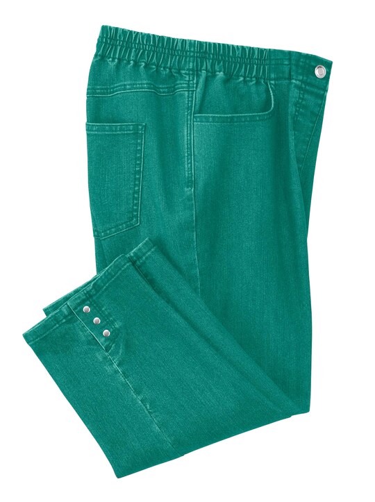 Capri-Jeans - smaragd