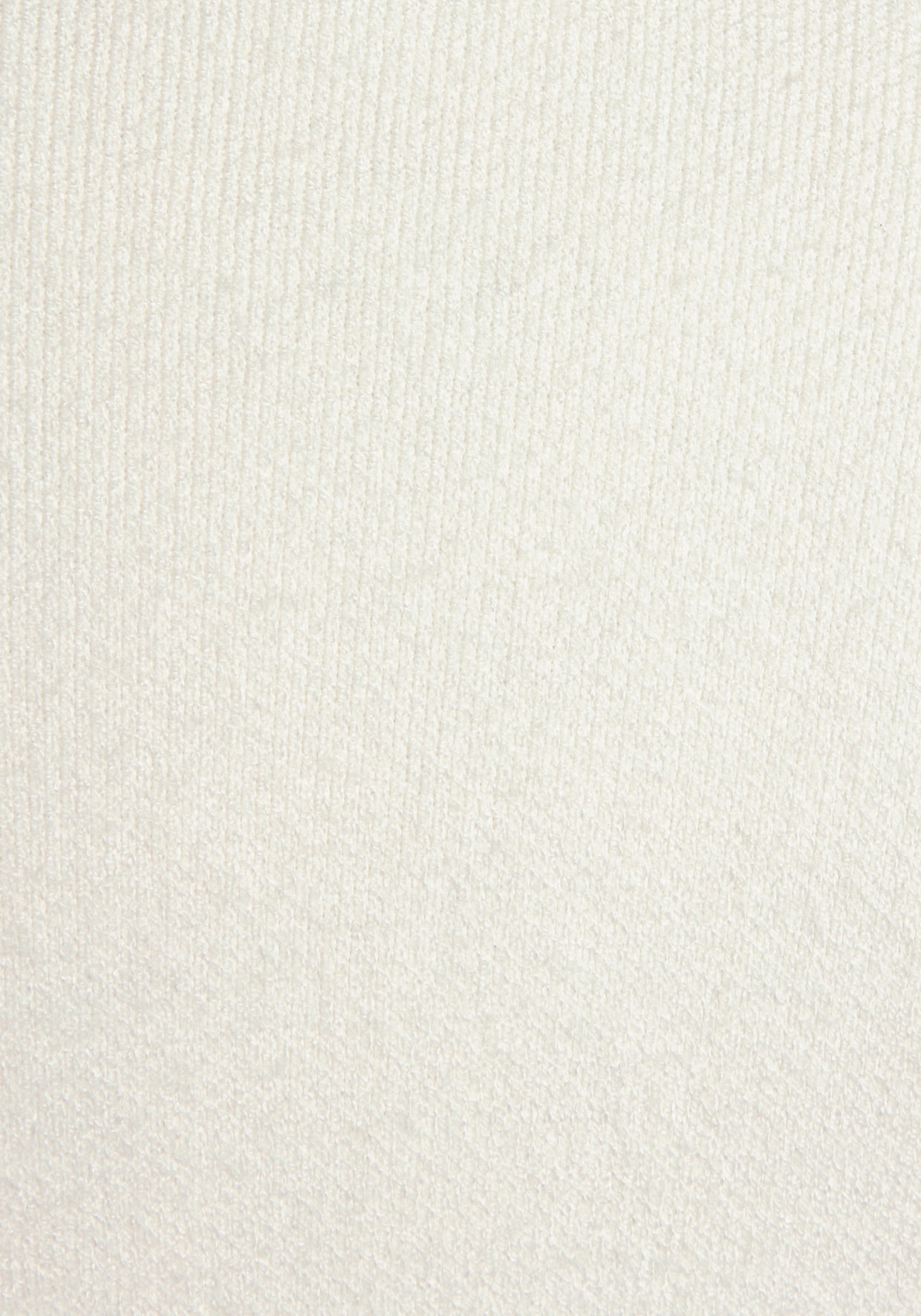 LASCANA Lang gebreid vest - wit