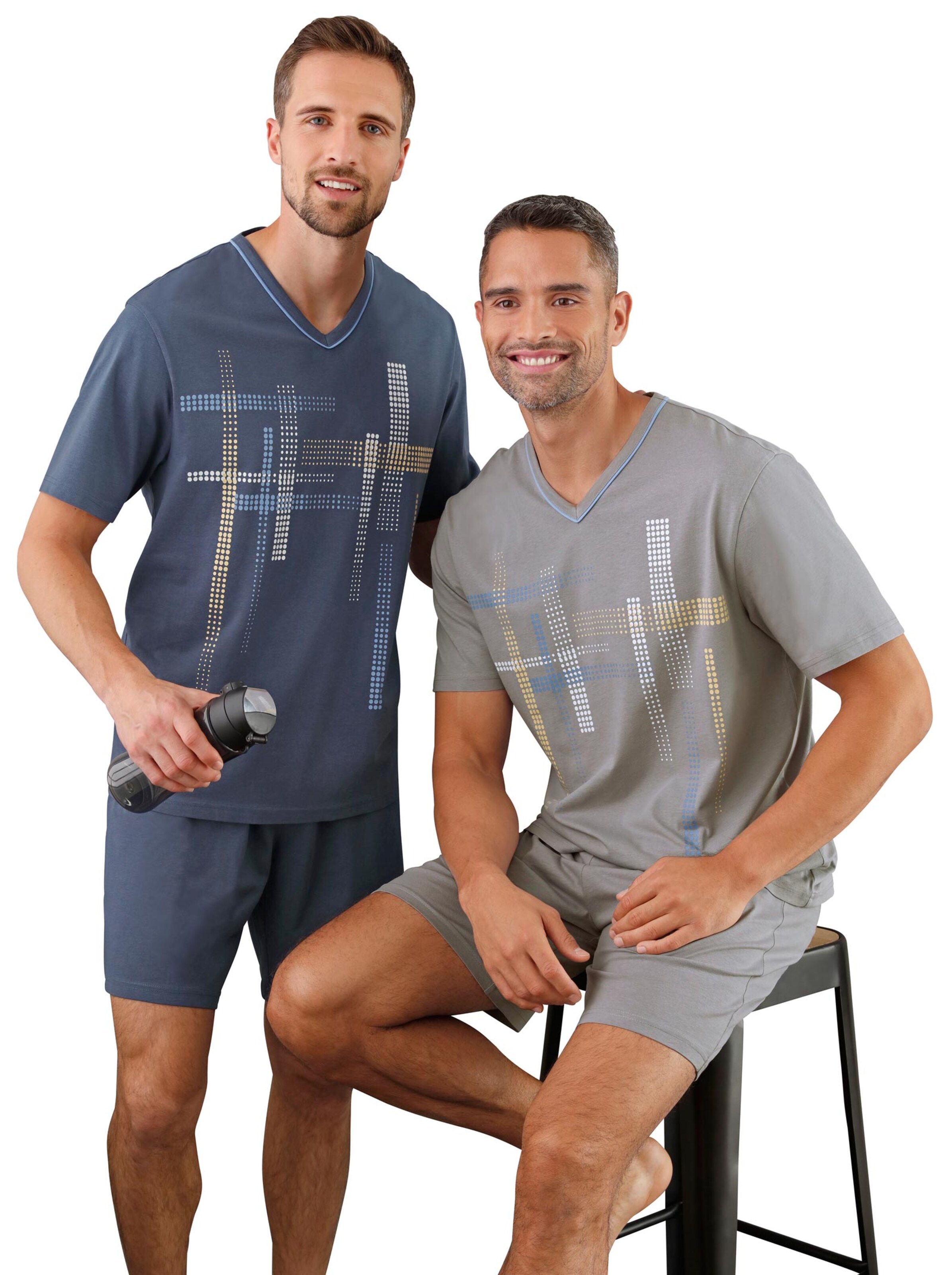 Shortys - grau + marine