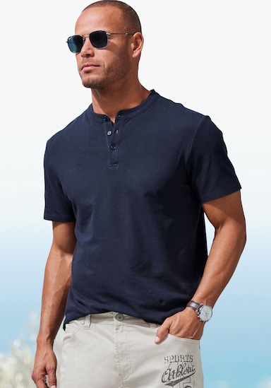 John Devin Henleyshirt - navy