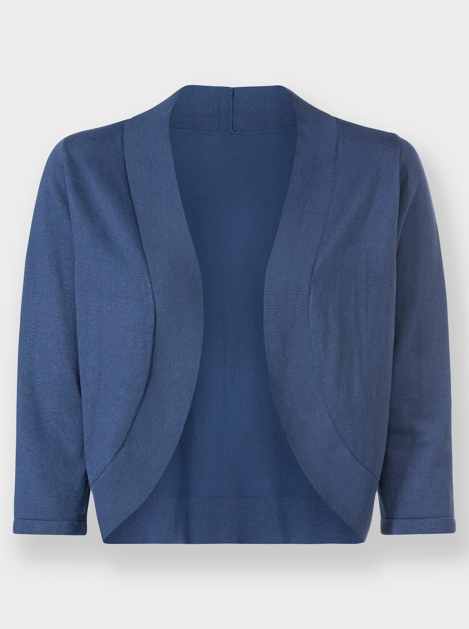 Bolero in Feinstrick-Qualität - jeansblau