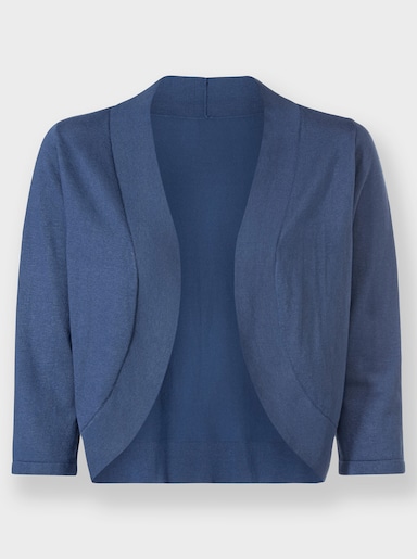 Tricot bolero - jeansblauw