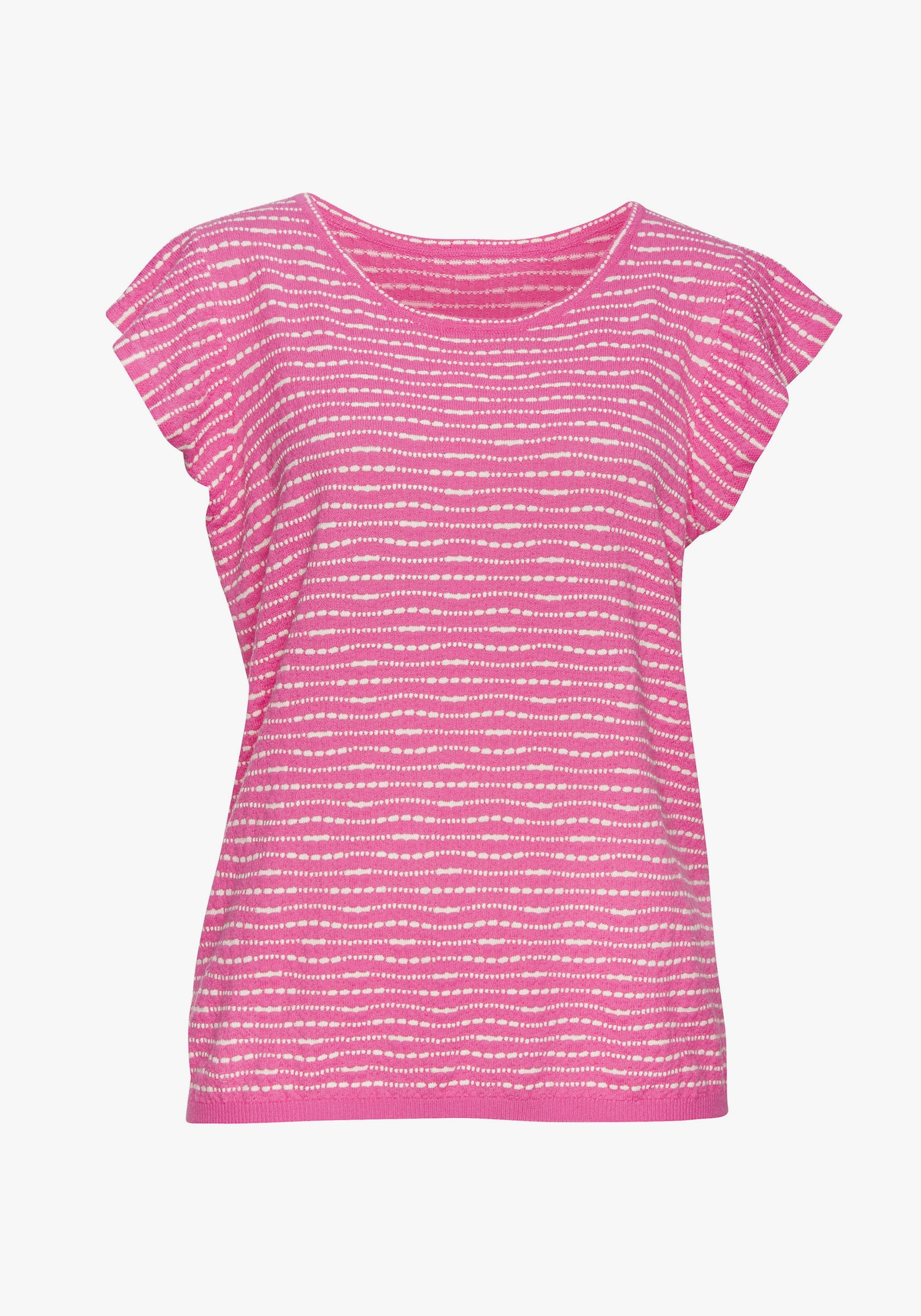 Vivance Rundhalsshirt - pink-creme
