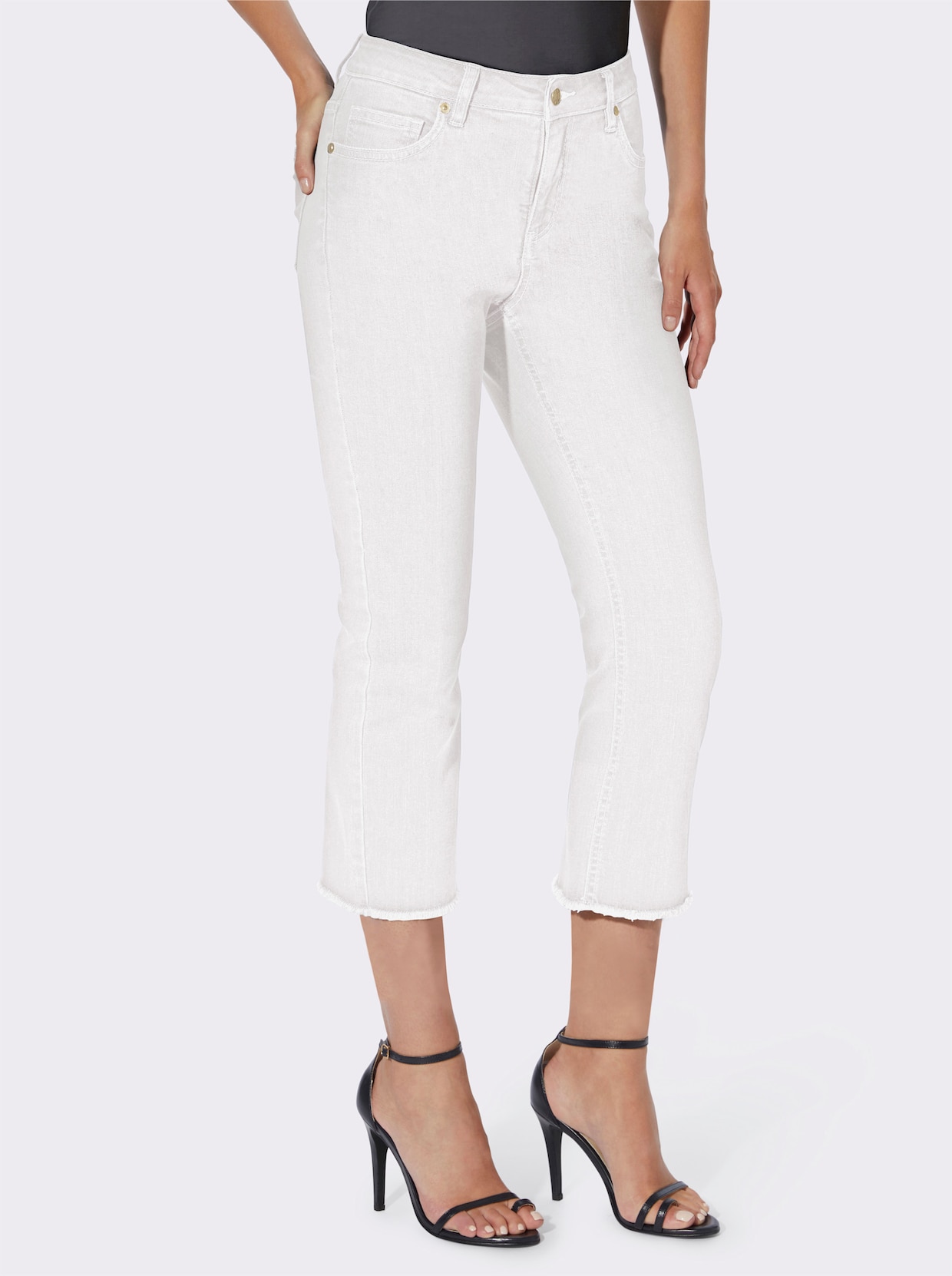 heine Capri-jeans - ecru