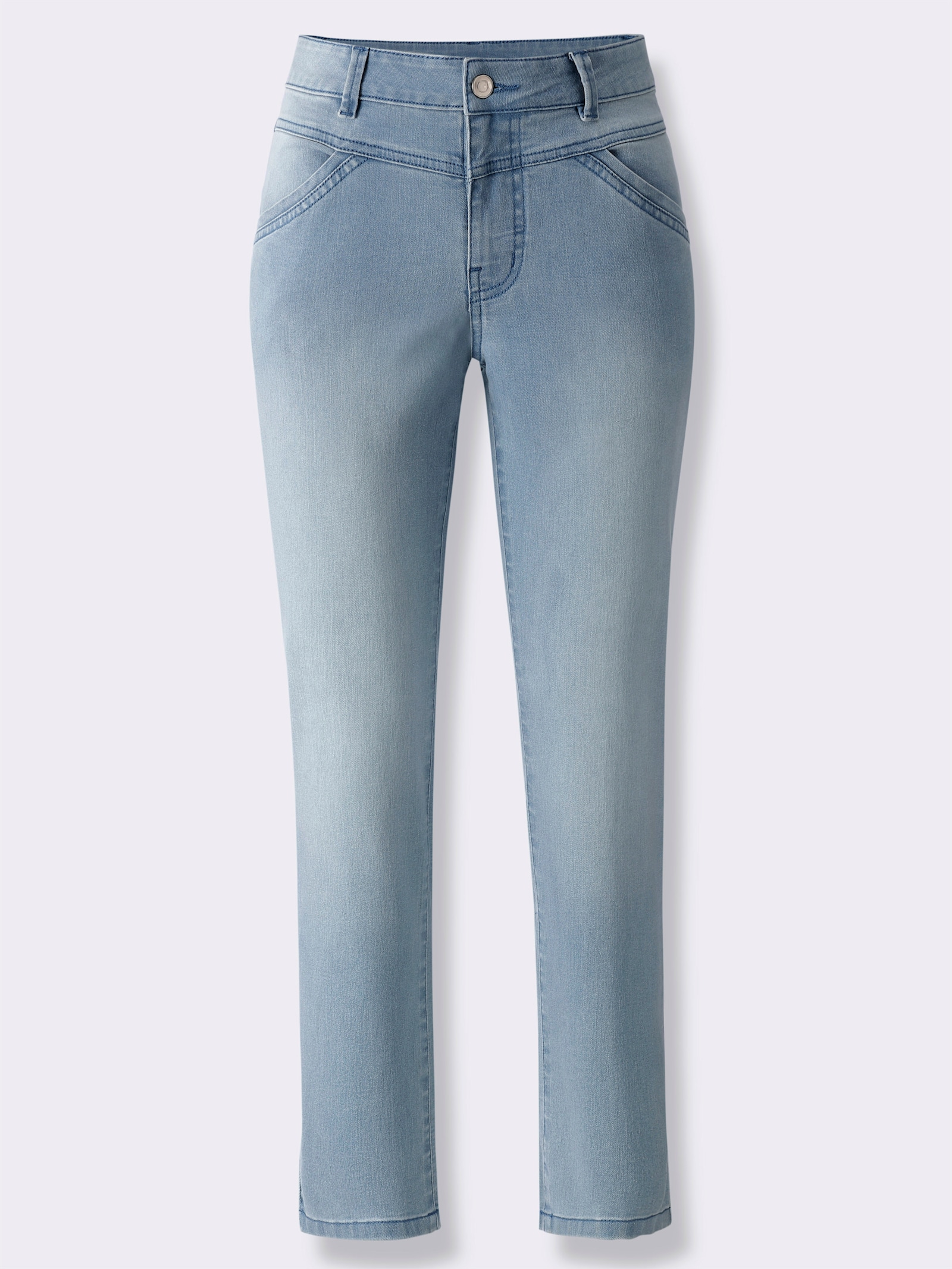7/8-Jeans in Stretch-Qualität - blue-bleached